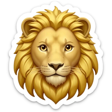 Aslan kafası üstünde gs yazsın sticker