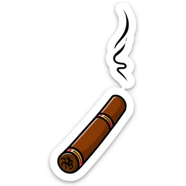 a cigar sticker