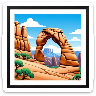 arches national park sticker