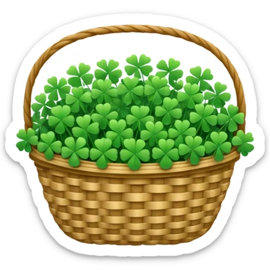 clover grain baskey sticker