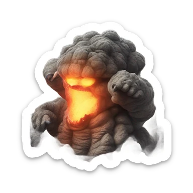 Ohio city getting destroyed by Godzilla  sticker