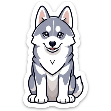 Siberian Husky sticker