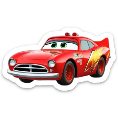 Flash McQueen cars sticker