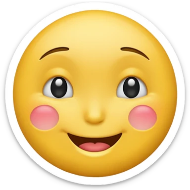 Nonchalant Winking iPhone emoji sticker