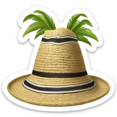 sombrero vueltiao colombiano costeño sticker