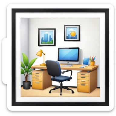 workplace aesthetics sticker