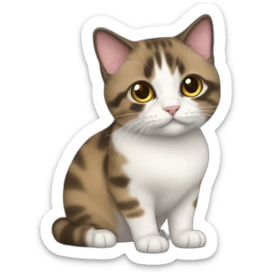 munchkin-cat sticker