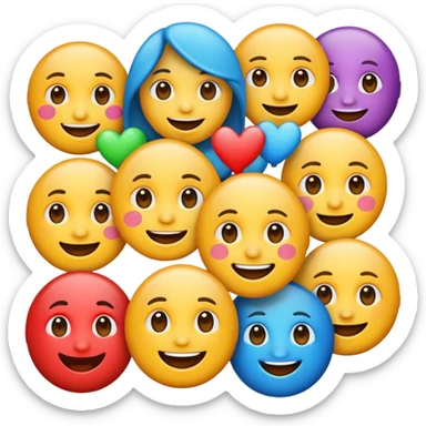 This photo emojis sticker