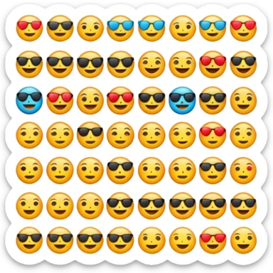 Random emoji sticker