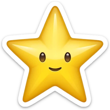 EMOJI DE ESTRELLA PERO SOLO UNA MITAD sticker