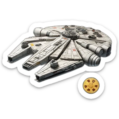 Millennium Falcon sticker