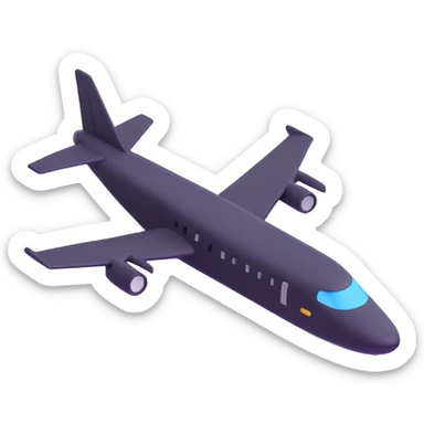 irregular plane with uneven surface and random elevations sticker