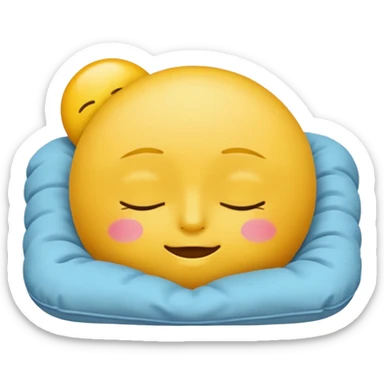 sleep emoji sticker