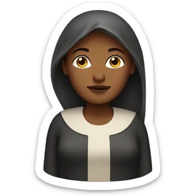 woman from bible sticker