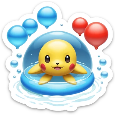 Uxie-Pokémon, full body sticker