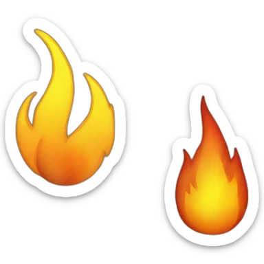 fire and rain sticker