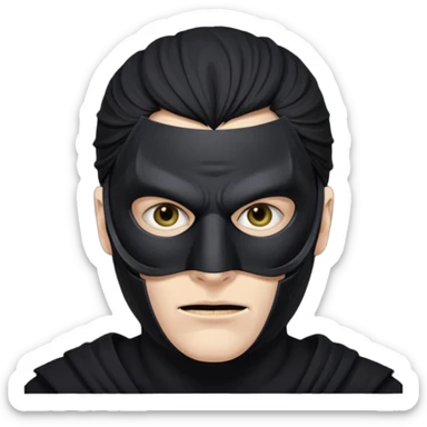 dc black mask roman sionis sticker