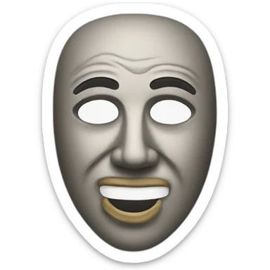Comedy Mask sticker