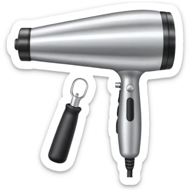 Hair curler  sticker