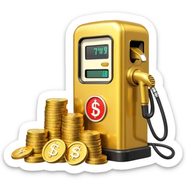 Crypto Gas fee sticker