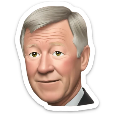 sir Alex ferguson sticker