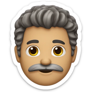 Chauve barbe sticker