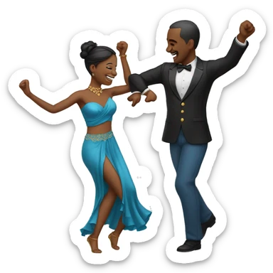 Pareja bailando  sticker