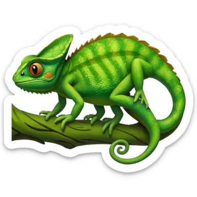 Chameleon from ralunzel sticker