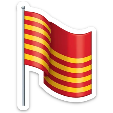 Barcelona flag sticker