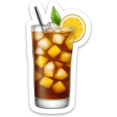 long island iced tea cocktail sticker