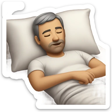 Father going to sleep  sticker