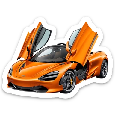 McLaren 720S - McLaren (Model Year: 2021) (Iconic colour: Orange) sticker