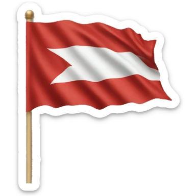 Indonesian flag sticker
