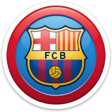 Fc Barcelona logo imoji sticker