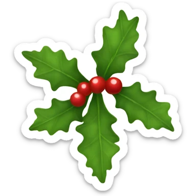 mistletoe sticker