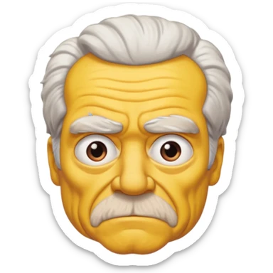  Abe Simpson from The Simpsons sticker