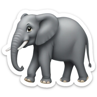 Elephant sticker