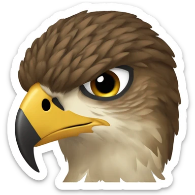 Hawk tuah written out sticker