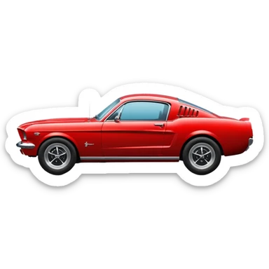 Ford mustang sticker
