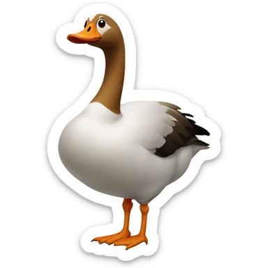 silly goose sticker