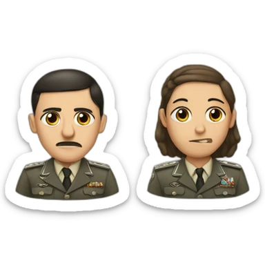 Hitler et Israël sticker