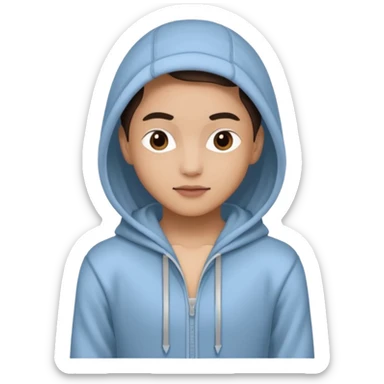 Ballet dancer in a hoodie sticker