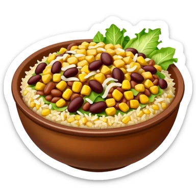 Chipotle bowl sticker