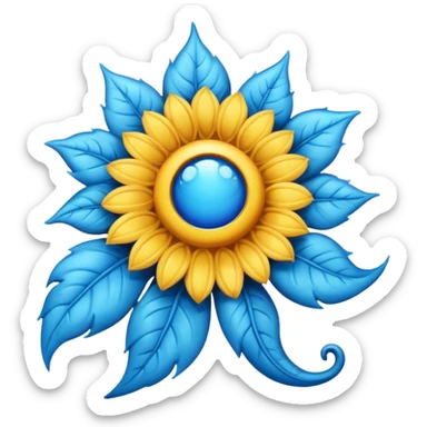 Instagram blue verified tick with curly border and sky blue color inside tick icon. Curly border like sun flower  sticker