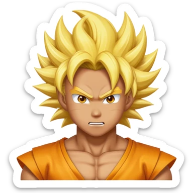 Super saiyan sticker