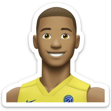 Mbappé déguisé en tortue ninja sticker
