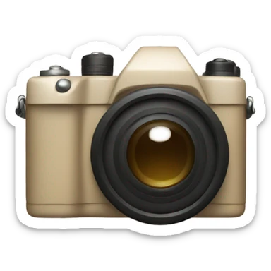 Camera beige sticker