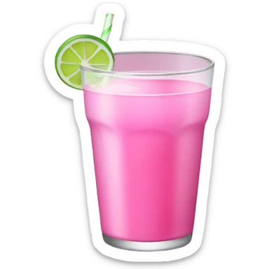Pink drink sticker