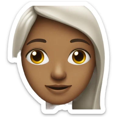 olhos com um x e lingua pra fora  sticker