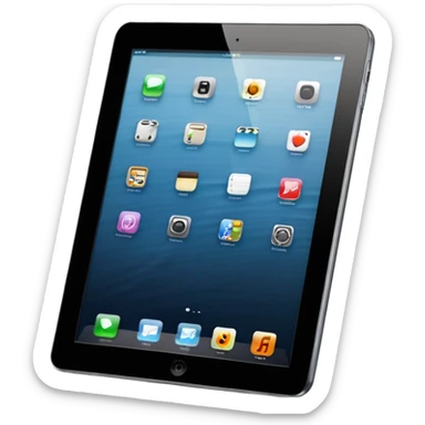An iPad sticker